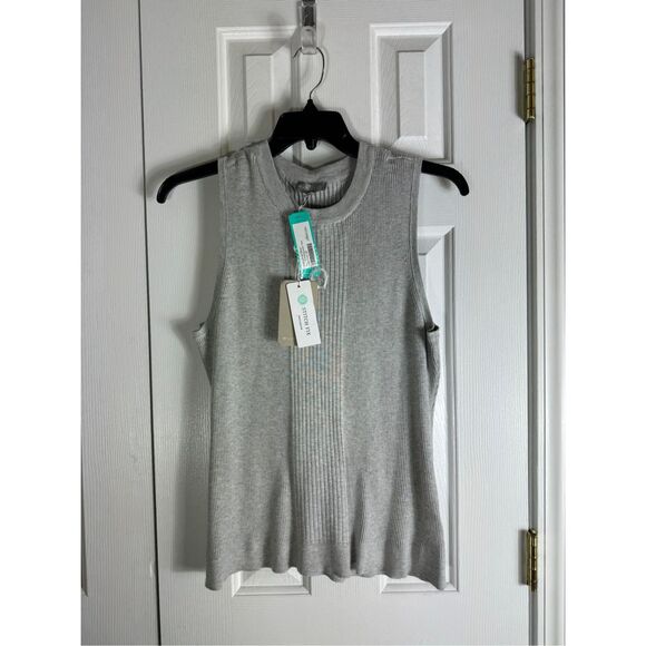 NWT Evolution Kyrie Fitted Sweater Grey Tank Size 2x - Picture 1 of 4